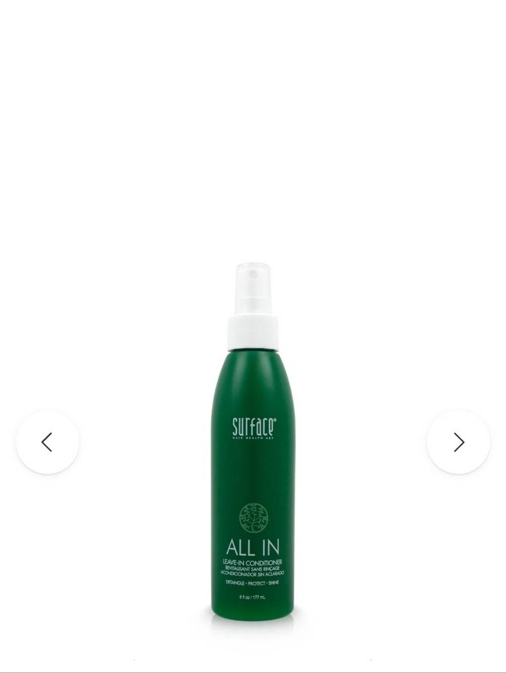 Surface All In Leave-In Conditioner — Green Bottle